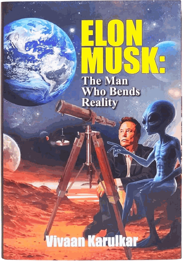 Cover of Elon Musk: The Man Who Bends Reality by Vivaan Karulkar
