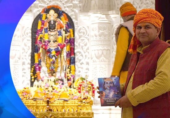 Vivaan Karulkar's first book presented at the Ayodhya Ram Mandir