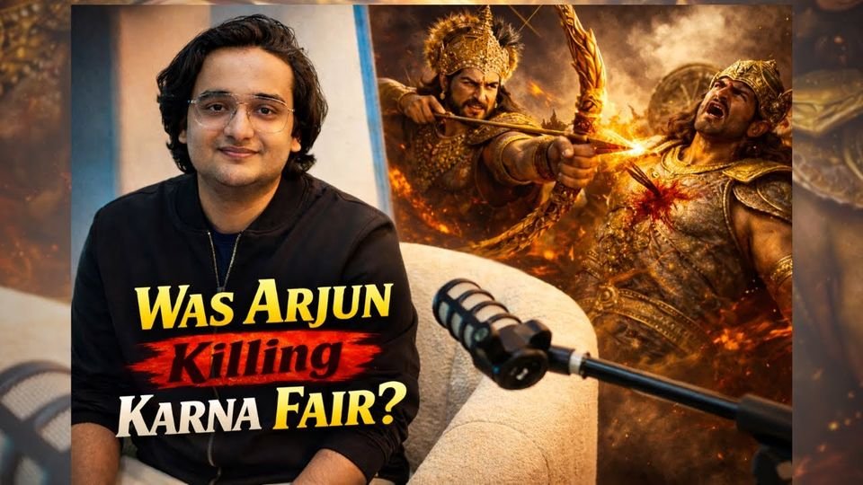 Proudcast episode: Arjuna killing a chariot-less Karna