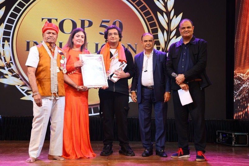 Honoured with Doctorate Honorary Award by Vikramshila Hindi Vidyapeeth