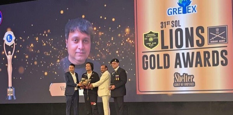 Received Lion Golds Award in Mukesh Patel Auditorium