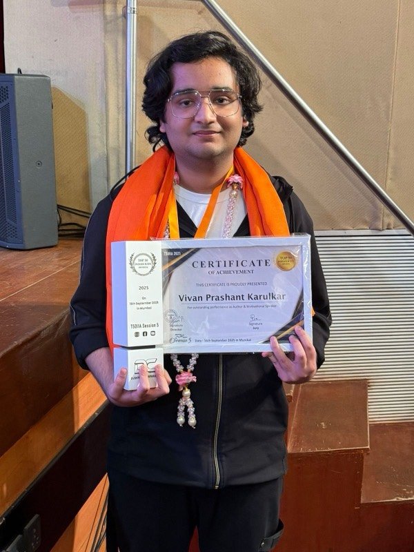 Honoured with Doctorate Honorary Award by Vikramshila Hindi Vidyapeeth