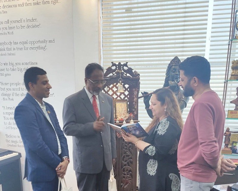 Mr. Mohmmed Saidul Ahsan (Rial) & Mr. Mohmmed Saif Alam, NASA’s Renowned Scientists have taken the book to NASA’s library